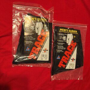 TRACE Men's Black Sliders - 2 Pairs